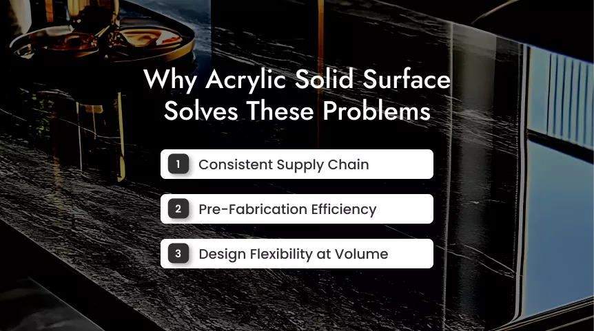 Why Acrylic Solid Surface Solves These Problems
